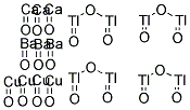 THALLIUM BARIUM CALCIUM COPPER OXIDE, (4-3-3-4) Struktur