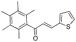 1-(2,3,4,5,6-PENTAMETHYLPHENYL)-3-(2-THIENYL)PROP-2-EN-1-ONE Struktur