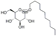 N-DECYL-ALPHA-D-GLUCOPYRANOSIDE Struktur