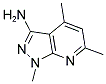 1,4,6-TRIMETHYL-1H-PYRAZOLO[3,4-B]PYRIDIN-3-AMINE Struktur