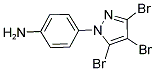 4-(3,4,5-TRIBROMO-1H-PYRAZOL-1-YL)ANILINE Struktur