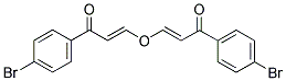 1-(4-BROMOPHENYL)-3-([3-(4-BROMOPHENYL)-3-OXOPROP-1-ENYL]OXY)PROP-2-EN-1-ONE Struktur