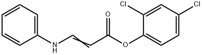 2,4-DICHLOROPHENYL 3-ANILINOACRYLATE Struktur