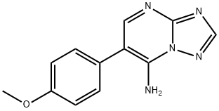 6-(4-METHOXYPHENYL)[1,2,4]TRIAZOLO[1,5-A]PYRIMIDIN-7-AMINE Struktur