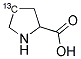 DL-PROLINE-4-13C Struktur