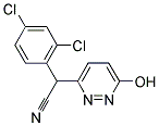 2-(2,4-DICHLOROPHENYL)-2-(6-HYDROXY-3-PYRIDAZINYL)ACETONITRILE Struktur