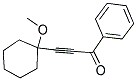 3-(1-METHOXY-CYCLOHEXYL)-1-PHENYL-PROPYNONE Struktur