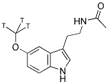 ACETYL-5'-METHOXYTRYPTAMINE, N-[METHOXY-3H] Struktur