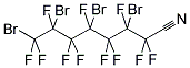 3,5,7,8-TETRABROMOPERFLUOROOCTANENITRILE Struktur