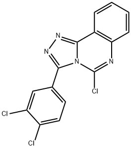 5-CHLORO-3-(3,4-DICHLOROPHENYL)[1,2,4]TRIAZOLO[4,3-C]QUINAZOLINE Struktur