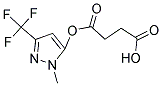 4-((1-METHYL-3-(TRIFLUOROMETHYL)-1H-PYRAZOL-5-YL)OXY)-4-OXOBUTANOIC ACID Struktur