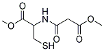 METHYL 3-MERCAPTO-2-[(3-METHOXY-3-OXOPROPANOYL)AMINO]PROPANOATE Struktur