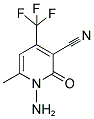 1-AMINO-6-METHYL-2-OXO-4-(TRIFLUOROMETHYL)-1,2-DIHYDROPYRIDINE-3-CARBONITRILE Struktur