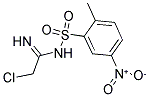 N1-(2-CHLOROETHANIMIDOYL)-2-METHYL-5-NITROBENZENE-1-SULFONAMIDE Struktur