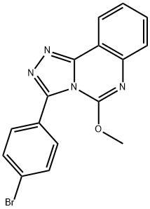 3-(4-BROMOPHENYL)-5-METHOXY[1,2,4]TRIAZOLO[4,3-C]QUINAZOLINE Struktur