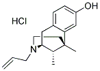 (+/-)-N-ALLYLNORMETAZOCINE HYDROCHLORIDE Struktur