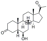 5-BETA-PREGNAN-6-BETA-OL-3,20-DIONE Struktur