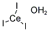 CERIUM (III) IODIDE HYDRATE Struktur