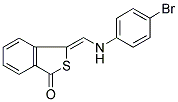 3-[(4-BROMOANILINO)METHYLENE]-2-BENZOTHIOPHEN-1(3H)-ONE Struktur