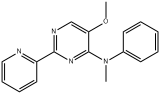 5-METHOXY-N-METHYL-N-PHENYL-2-(2-PYRIDINYL)-4-PYRIMIDINAMINE Struktur