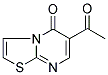 6-ACETYL-5H-[1,3]THIAZOLO[3,2-A]PYRIMIDIN-5-ONE Struktur