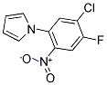 1-(5-CHLORO-4-FLUORO-2-NITROPHENYL)-1H-PYRROLE Struktur