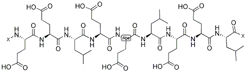 POLY-(GLU)2:LEU-COPOLYMER Struktur