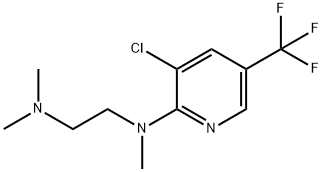 N-[3-CHLORO-5-(TRIFLUOROMETHYL)-2-PYRIDINYL]-N-[2-(DIMETHYLAMINO)ETHYL]-N-METHYLAMINE Struktur