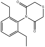 4-(2,6-DIETHYLPHENYL)-3,5-THIOMORPHOLINEDIONE Struktur