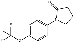 1-[4-(TRIFLUOROMETHOXY)PHENYL]-2-PYRROLIDINONE Struktur