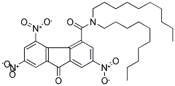 N4,N4-DIDECYL-2,5,7-TRINITRO-9-OXO-9H-FLUORENE-4-CARBOXAMIDE Struktur