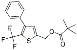 [4-PHENYL-5-(TRIFLUOROMETHYL)-2-THIENYL]METHYL PIVALATE Struktur