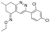 AZA(3-(2,4-DICHLOROPHENYL)-7-METHYL(6,7,8-TRIHYDROCINNOLIN-5-YLIDENE))ETHOXYMETHANE Struktur