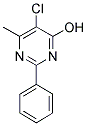 5-CHLORO-6-METHYL-2-PHENYL-4-PYRIMIDINOL Struktur