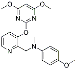 3-[(4,6-DIMETHOXYPYRIMIDIN-2-YL)OXY]-N-(4-METHOXYPHENYL)-N-METHYL-2-PYRIDINEMETHANAMINE Struktur