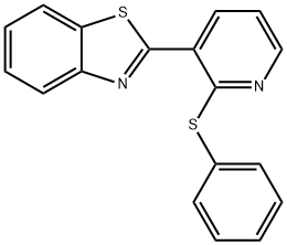 2-[2-(PHENYLSULFANYL)-3-PYRIDINYL]-1,3-BENZOTHIAZOLE Struktur