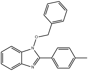 1-(BENZYLOXY)-2-(4-METHYLPHENYL)-1H-1,3-BENZIMIDAZOLE Struktur