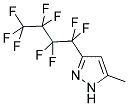 3-(NONAFLUORO-1-BUTYL)-5-(METHYL)PYRAZOLE Struktur