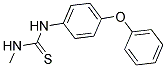 N-METHYL-N'-(4-PHENOXYPHENYL)THIOUREA Struktur