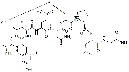 OXYTOCIN, [TYR-2,6-3H]- Struktur