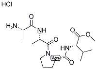 H-ALA-ALA-PRO-VAL-OME HCL Struktur