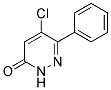 5-CHLORO-6-PHENYL-3(2H)-PYRIDAZINONE Struktur