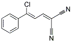 2-(3-CHLORO-3-PHENYLPROP-2-ENYLIDENE)MALONONITRILE Struktur