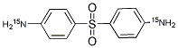 4,4'-DIAMINO-15N2-DIPHENYL SULFONE Struktur