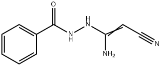 N'-(1-AMINO-2-CYANOVINYL)BENZENECARBOHYDRAZIDE Struktur