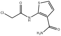 2-[(CHLOROACETYL)AMINO]THIOPHENE-3-CARBOXAMIDE Struktur