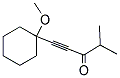 1-(1-METHOXY-CYCLOHEXYL)-4-METHYL-PENT-1-YN-3-ONE Struktur