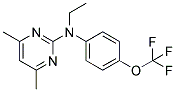 N-ETHYL-N-[4-(TRIFLUOROMETHOXY)PHENYL]-4,6-DIMETHYL-2-PYRIMIDINAMINE Struktur