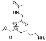 ALPHA-N-ACETYL-GLY-L-LYS METHYL ESTER Struktur