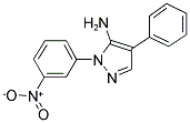 1-(3-NITROPHENYL)-4-PHENYL-1H-PYRAZOL-5-AMINE Struktur